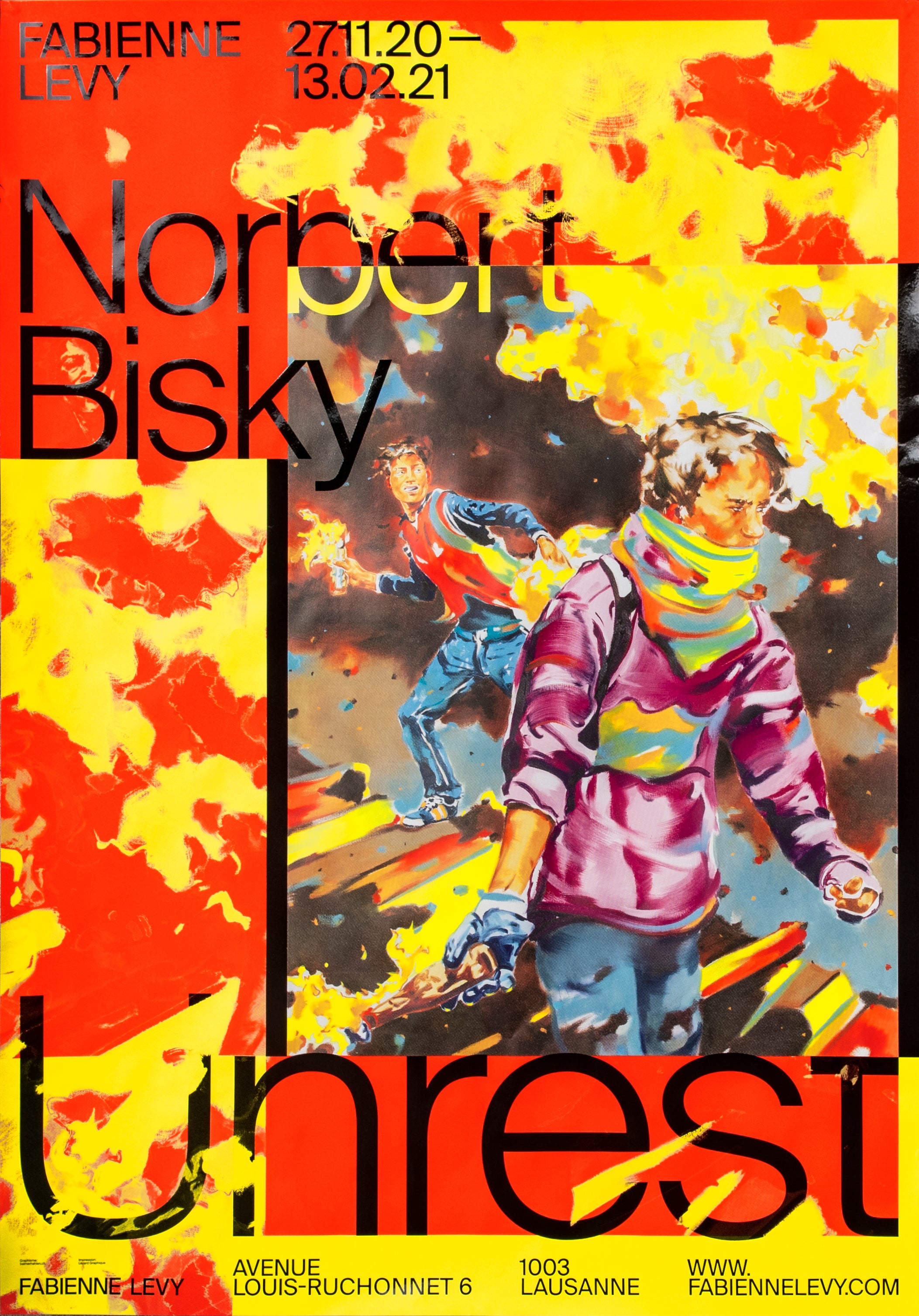 Norbert Bisky - Show Poster (Red)