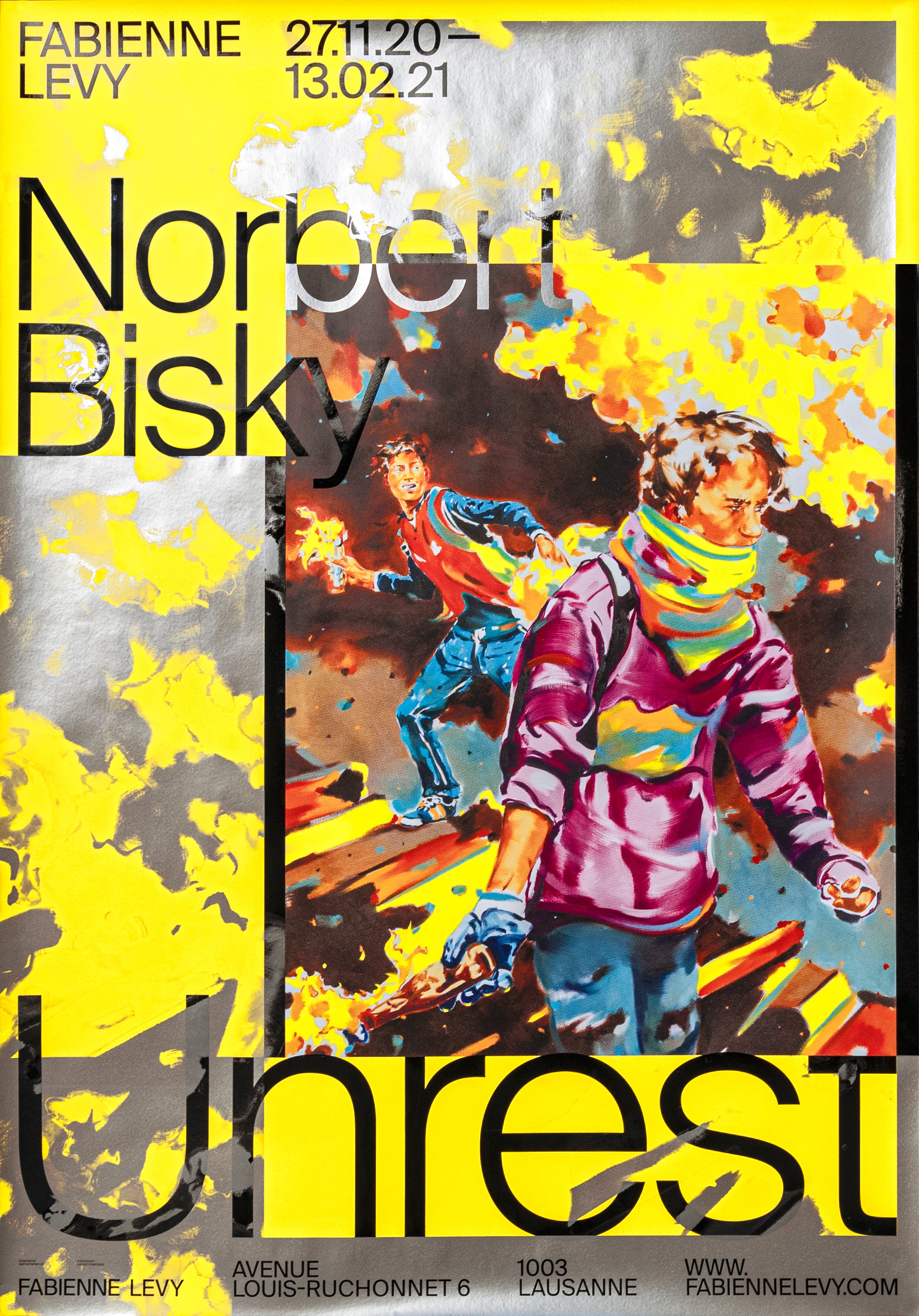 Norbert Bisky - Show Poster (Yellow)